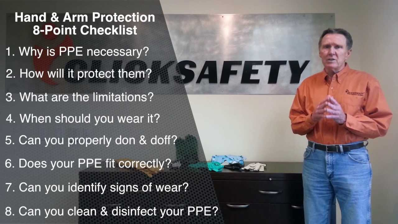 [VIDEO] Personal Protective Equipment Basics - Hand & Arm Protection
