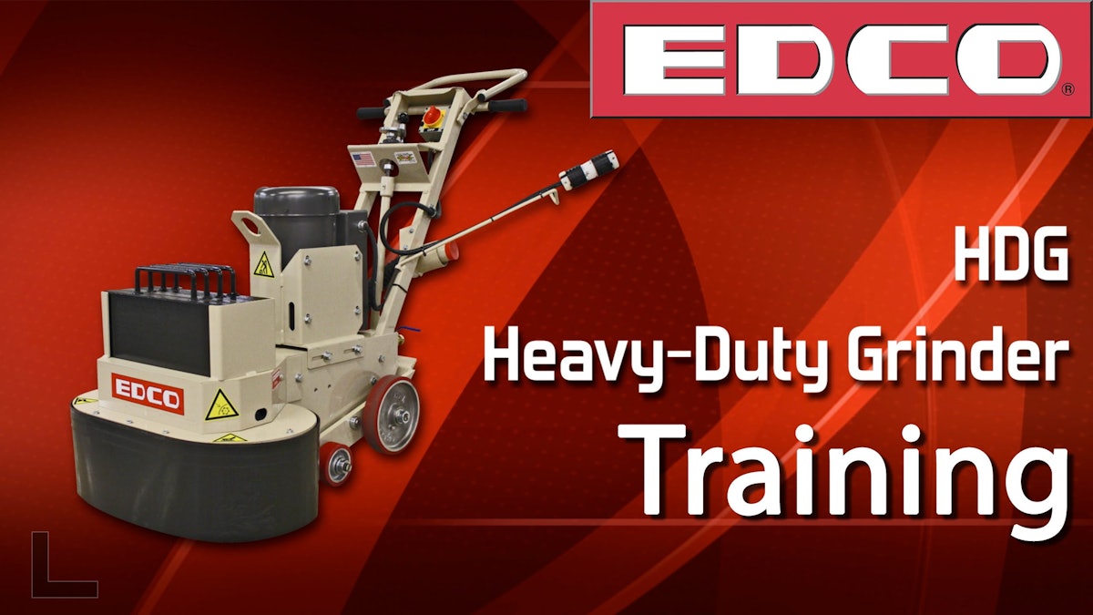 [VIDEO] How To Use the EDCO 2DHD Heavy Duty Grinder For Construction Pros