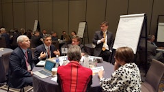 Anil Narang, Chairman & Co-owner of AC Business Media, meets with leaders from the engineering, construction and financial sectors, as well as thought leaders from academia, non-government organizations and government officials to engage in a discussion on the need for and the benefits of restoring degraded natural infrastructure at the first of it's kind Natural Infrastructure Summit hosted by Caterpillar, Inc.