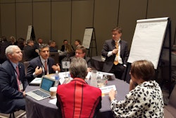 Anil Narang, Chairman & Co-owner of AC Business Media, meets with leaders from the engineering, construction and financial sectors, as well as thought leaders from academia, non-government organizations and government officials to engage in a discussion on the need for and the benefits of restoring degraded natural infrastructure at the first of it's kind Natural Infrastructure Summit hosted by Caterpillar, Inc.