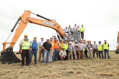 CASE provided six machines to the effort and Team Rubicon brought in 18 operators from across the U.S. for training.