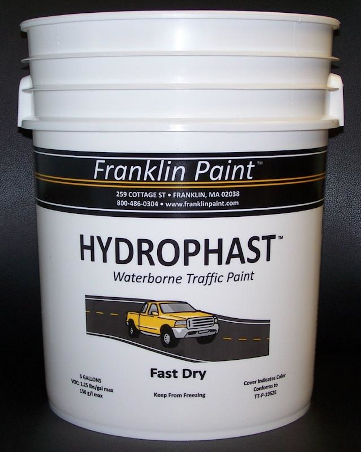 Hydrophast Traffic Paint From Franklin Paint Company Inc. For