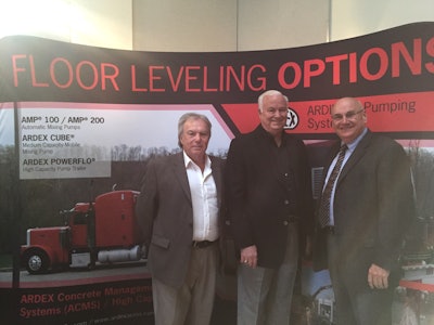 Pictured from left to right is Peter Craig, Eldon Tipping and Allen Face.
