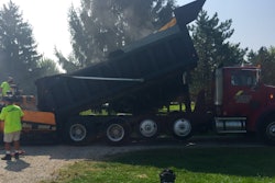 Barrett Paving Materials out of Dayton supplied the mix to Cincinnati Asphalt free of charge. They installed about 45 tons of ODOT #448 surface asphalt all without accepting a dime from Roush.