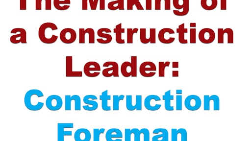 Foremen will need to be more hands-on with new hires, invest more time to make sure employees understand their work assignments, and look for more ways to train and coach their people.