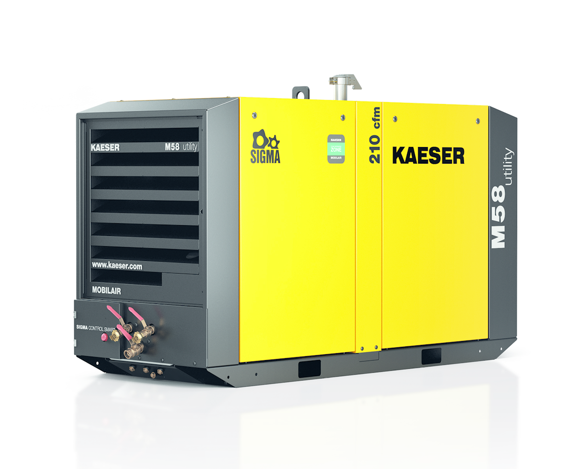 Kaeser Compressor M58 Portable Compressor From Kaeser Compressors Inc