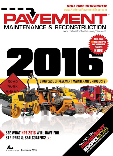 Pavement Maintenance & Reconstruction December 2015