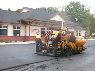 Chris Tammany not only enjoys being in the field but he knows Petra Paving is a better company when he’s guiding the crew. “My forte is out in the field,” he says. “Our square-foot-per-hour is much higher when I’m out there on the job than when I’m not on the job so I need to be out there.”