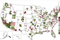 Metro areas of Riverside-San Bernardino-Ontario, Calif., and Weirton-Steubenville, W.Va.-Ohio, topped the growth list while Fort Worth-Arlington, Texas, and Watertown-Fort Drum, N.Y., experienced the largest yearly declines.