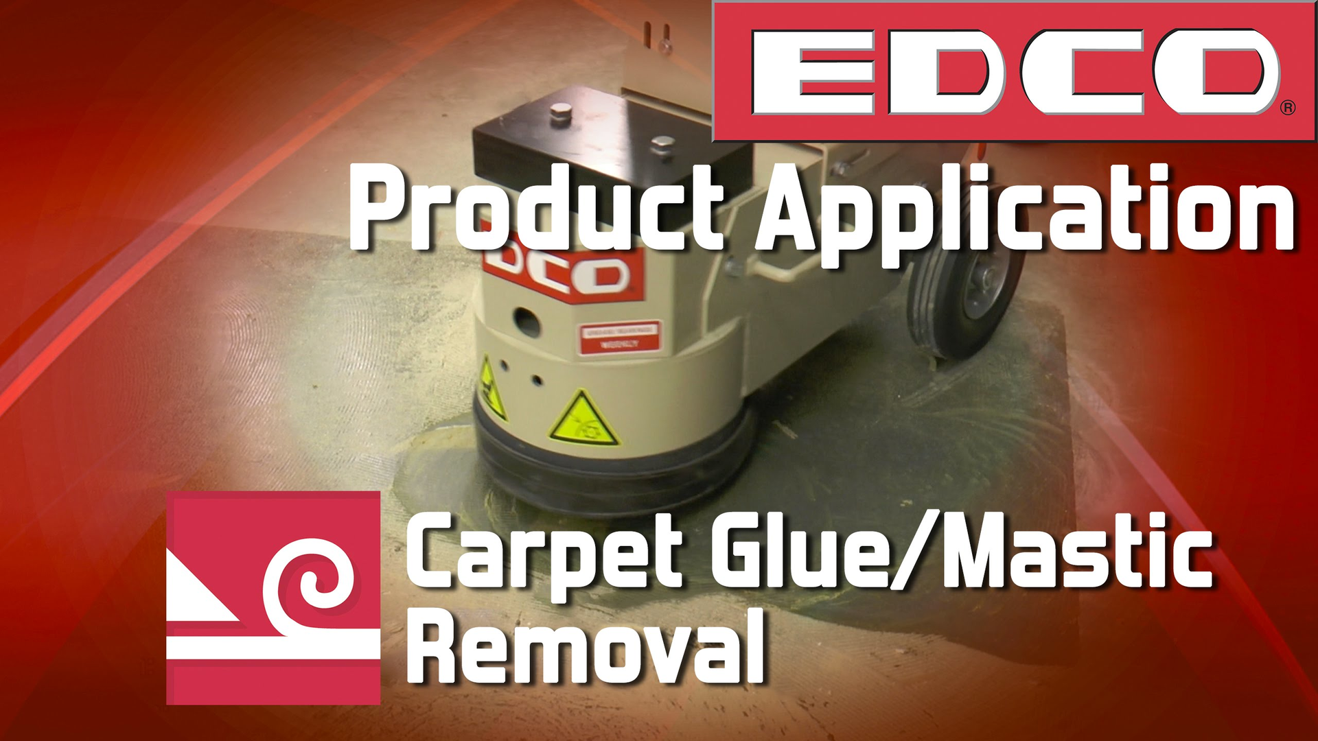 [VIDEO] EDCO Product Application - Carpet, Mastic Removal with Magna-Trap Floor Grinder