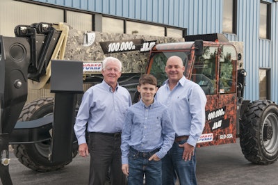 Left to right: Jerry Reinhart’s father, Jerry Reinhart’s son, Jerry Reinhart