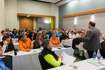 At NPE 2016 in Charlotte, Grow Consulting’s Guy Gruenberg (pictured at last year’s NPE in Nashville) will cover topics ranging from question-based sales, job costing, and how to execute business strategies to “Confronting 2016’s Critical Issues,” presented jointly with Brad Humphrey, Pinnacle Development Group.