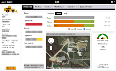 Equipment dealers can assist you in identifying fault codes on a machine and respond quickly to alerts as they occur.