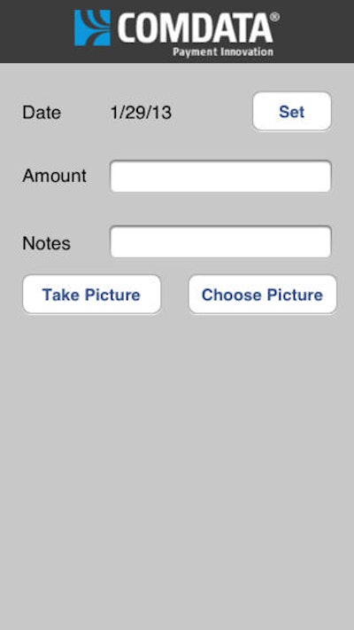 Contractors can use the app to take a picture of a receipt and then add notes, the date and the amount. The app electronically captures the receipt and then attaches it to the specific transaction in the expense management system eliminating the extra steps of manually connecting expense receipts.