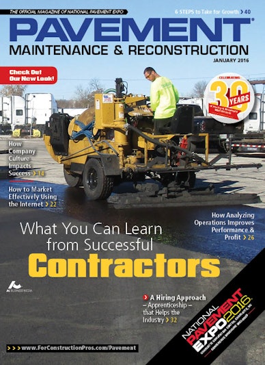 Pavement Maintenance & Reconstruction January 2016