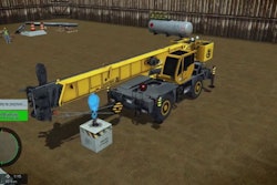 Video: Vortex RT Mobile Crane Training Module from CM Labs Simulations