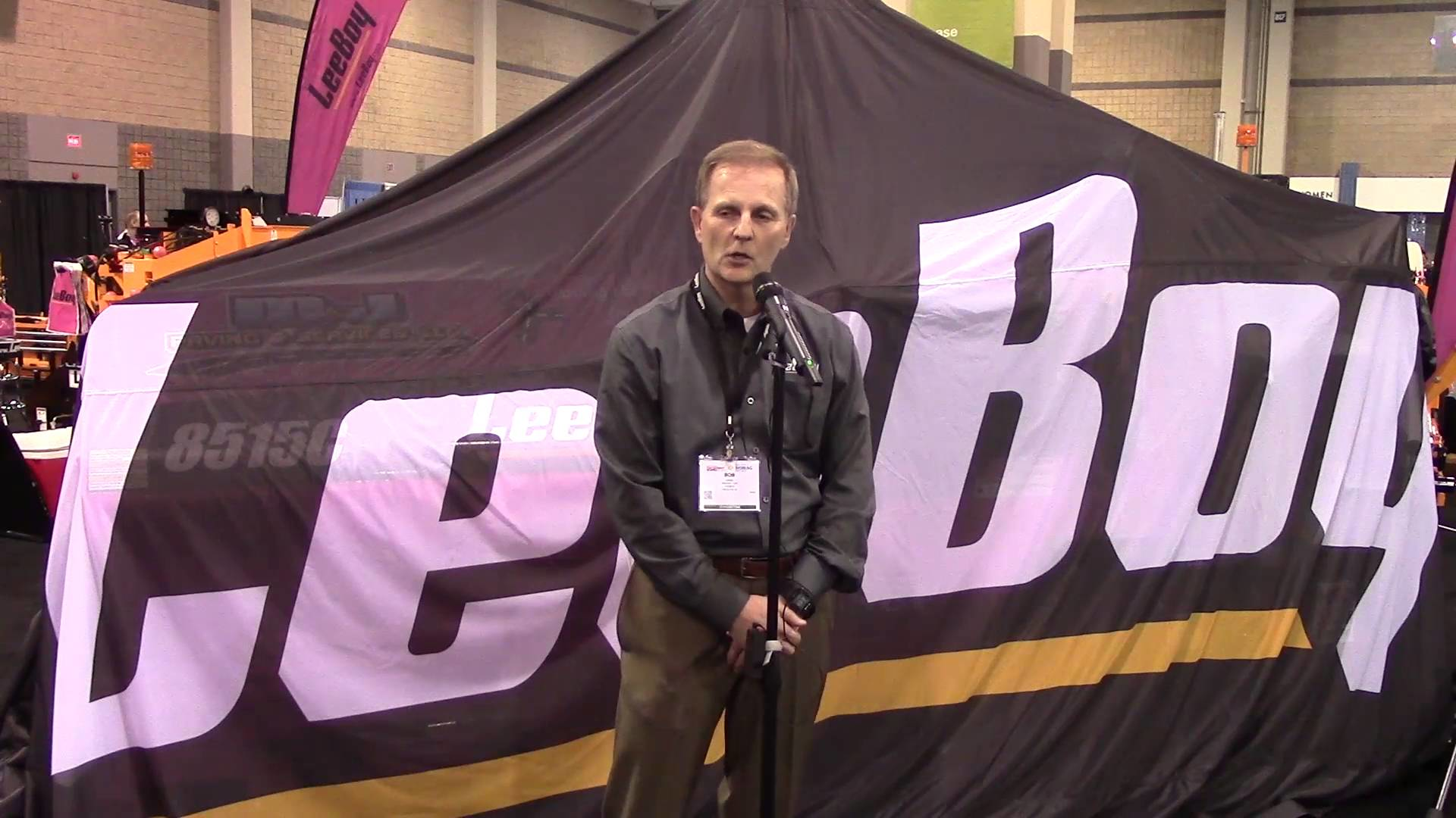 VT LeeBoy Unveils Pink Paver at National Pavement Expo