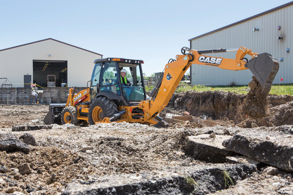 Case Backhoe Loading Case 580 Super N Wide Track Backhoe-loader From: CASE Construction ...
