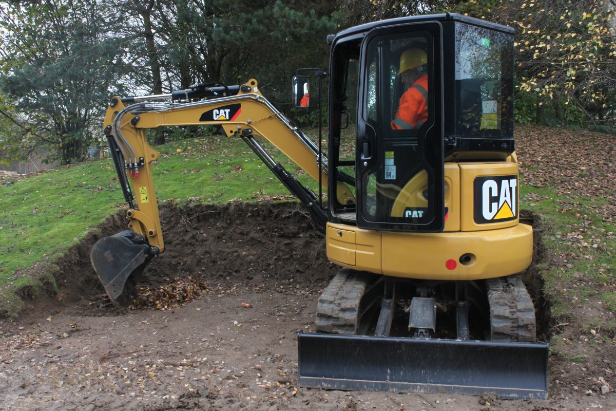 Cat 303e Excavator From Caterpillar Cat For Construction Pros