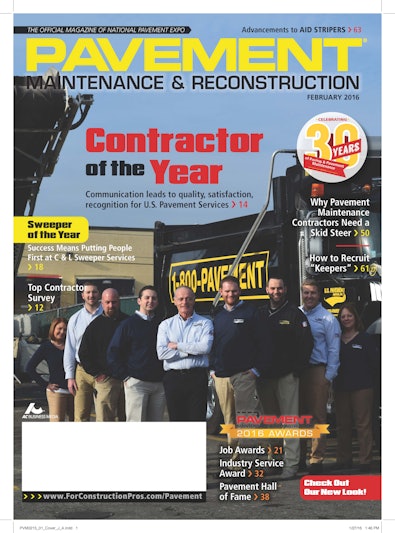 Pavement Maintenance & Reconstruction February 2016