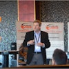 DSSG CEO and President Curt Thompson addresses guests at the company's first annual membership meeting at The Palms Hotel during the World of Concrete trade show.
