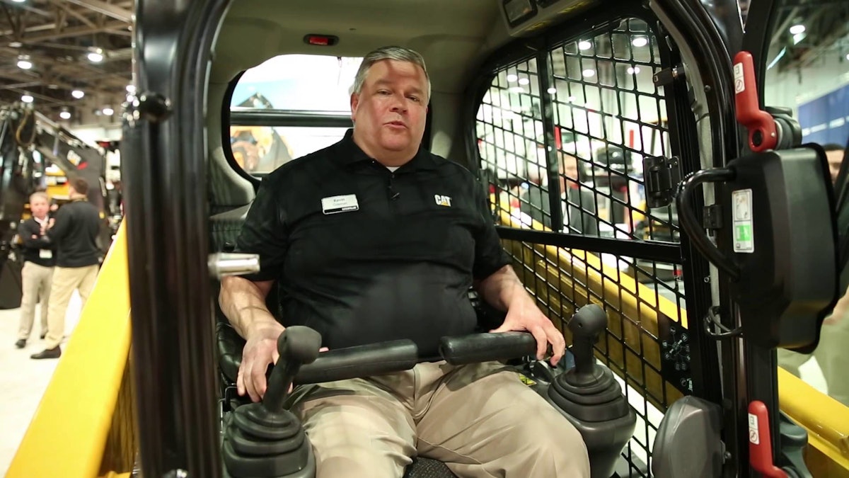 [VIDEO] Caterpillar Demonstrates New Skid Steer Hand & Foot Controls