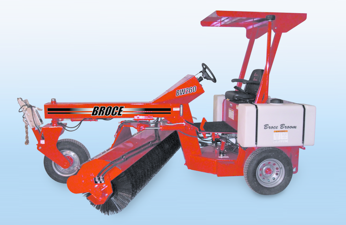 Broce BW260 Sweeper From Broce Manufacturing For Construction Pros