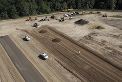 The total roadbuilding time for the traditional build was 29.5 hours, compared to the 16.10 hours it took on the technology build.