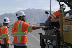Workers with WorkTrax Units Watching Traffic 56e7107126711