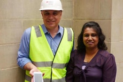RMIT researcher Ruwini Edirisinghe hopes her innovative smart vest will help reduce fatalities from heat stroke among construction workers.