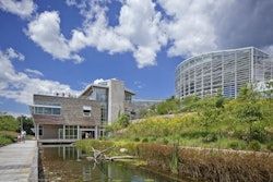 Pittsburgh's Center for Sustainable Landscapes (CSL) was designed to be the greenest building in the world, it generates all of its own energy and treats all storm and sanitary water captured on-site. The CSL is the first and only building to meet four of the highest green certifications.