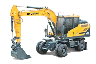 Hyundai HW140 wheeled excavator ko 57163a2ce73b7