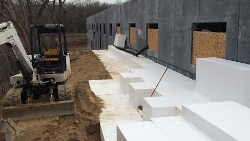 The construction team on the project assembled more than 470 cubic yards of ACH Foam Technologies’ Geofoam in just three days, eliminating the need for costly and time consuming earth work. PSG was able to work with the sales and engineering teams are ACH to define the exact number and sizes of pieces of Geofoam, which were delivered to the site pre-cut in the order needed.