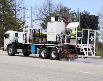 Don't have unnecessary workers involved. When cleaning the lines on a truck-mounted unit, for example, have only one person at the exit point (the gun) and another running the valve on the truck.