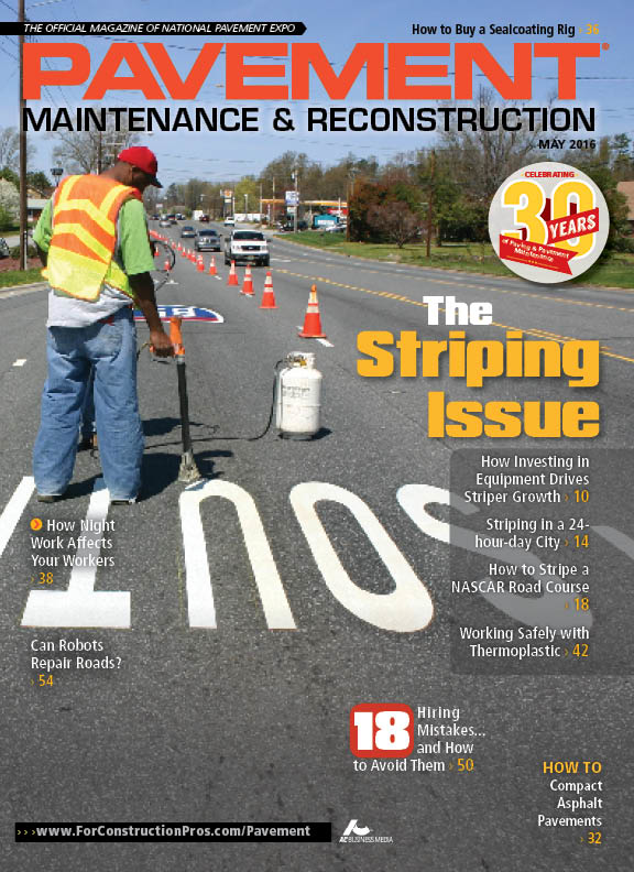 Pavement Maintenance & Reconstruction May 2016