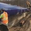 Zito Construction is installing 50-ft.-long sections of 60-in.-diameter steel spiral-weld pipe 13 miles along the main transmission line of the KWA pipeline project. The boundaries of the new water supply will encompass over 2,400 sq. miles and over a half million people.