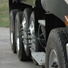 The deeper the tread blocks, the better the grip but the worse the fuel economy. Cut and chip resistance are also challenges in the design of low rolling resistance tires.