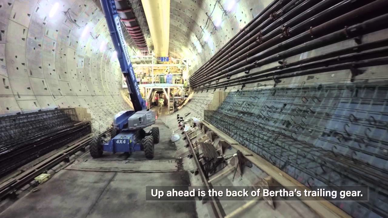 [VIDEO] Drone Flies Through Seattle's SR 99 Tunnel Bertha is Digging