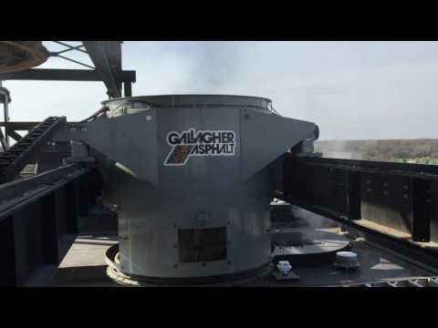 Demonstration of the MAXAM Perma Stor Hotmix Asphalt Storage System at Gallagher Asphalt