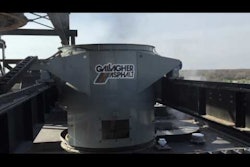 Demonstration of the MAXAM Perma Stor Hotmix Asphalt Storage System at Gallagher Asphalt