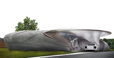 Freeform 3D printed house will consist of an interior core and an exterior skin built using Cellular Fabrication 3D printing technique.
