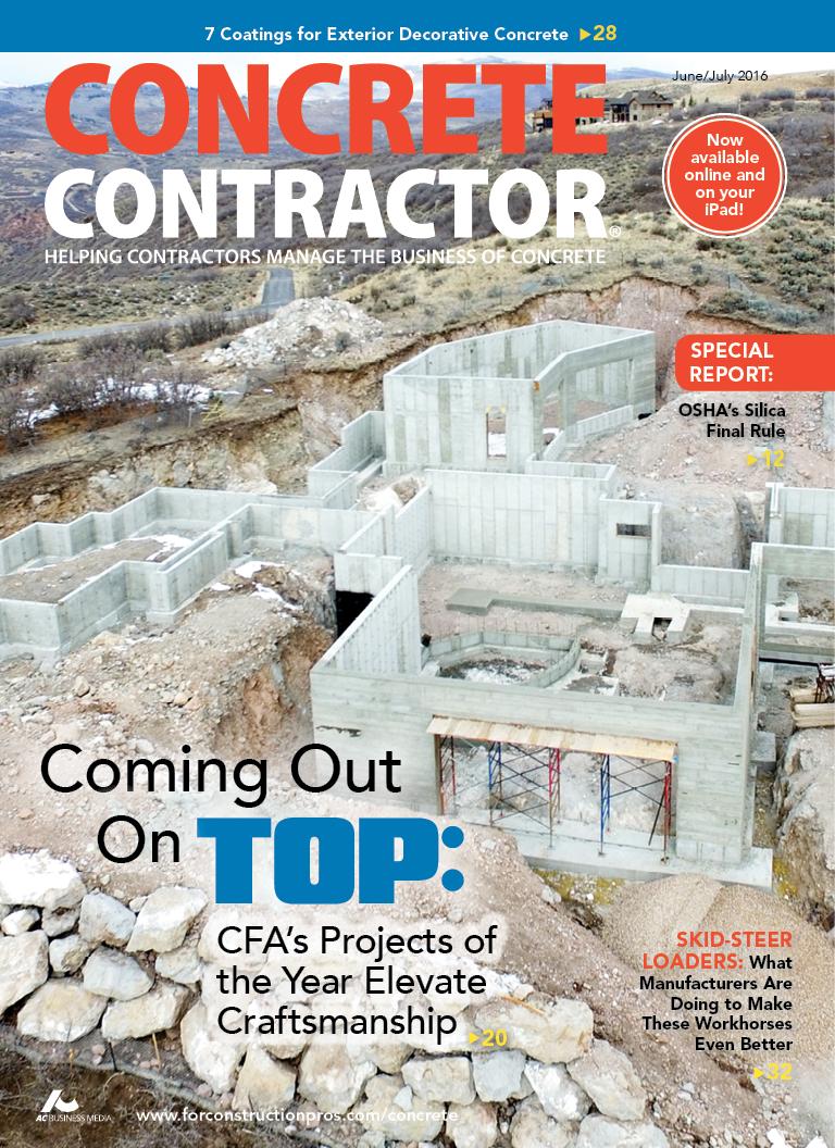 Concrete Contractor June/July 2016