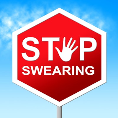 Coarse language never leaves the customer thinking very positive about the company represented by the speaker of foul words.