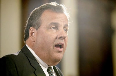 New Jersey Governor Chris Christie