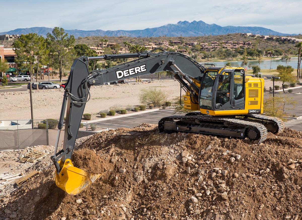 John Deere 245G LC Reduced Tailswing Excavator From John Deere For Construction Pros