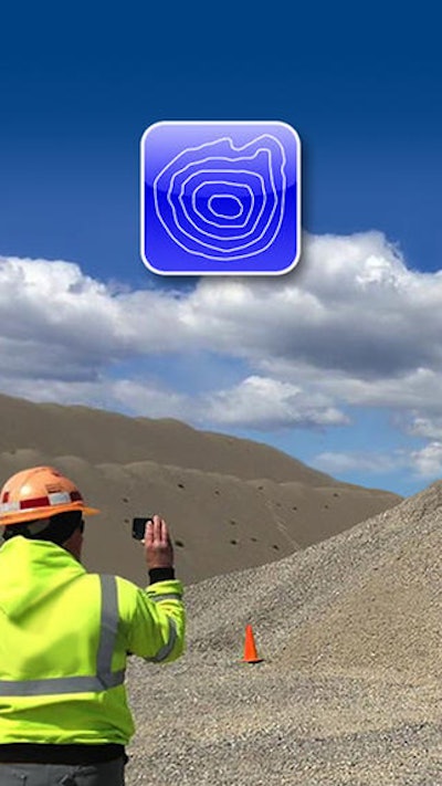 How do you use the Stockpiles mobile app? Simply walk the perimeter of the pile while pointing your phone at the pile surface. The app does the rest.