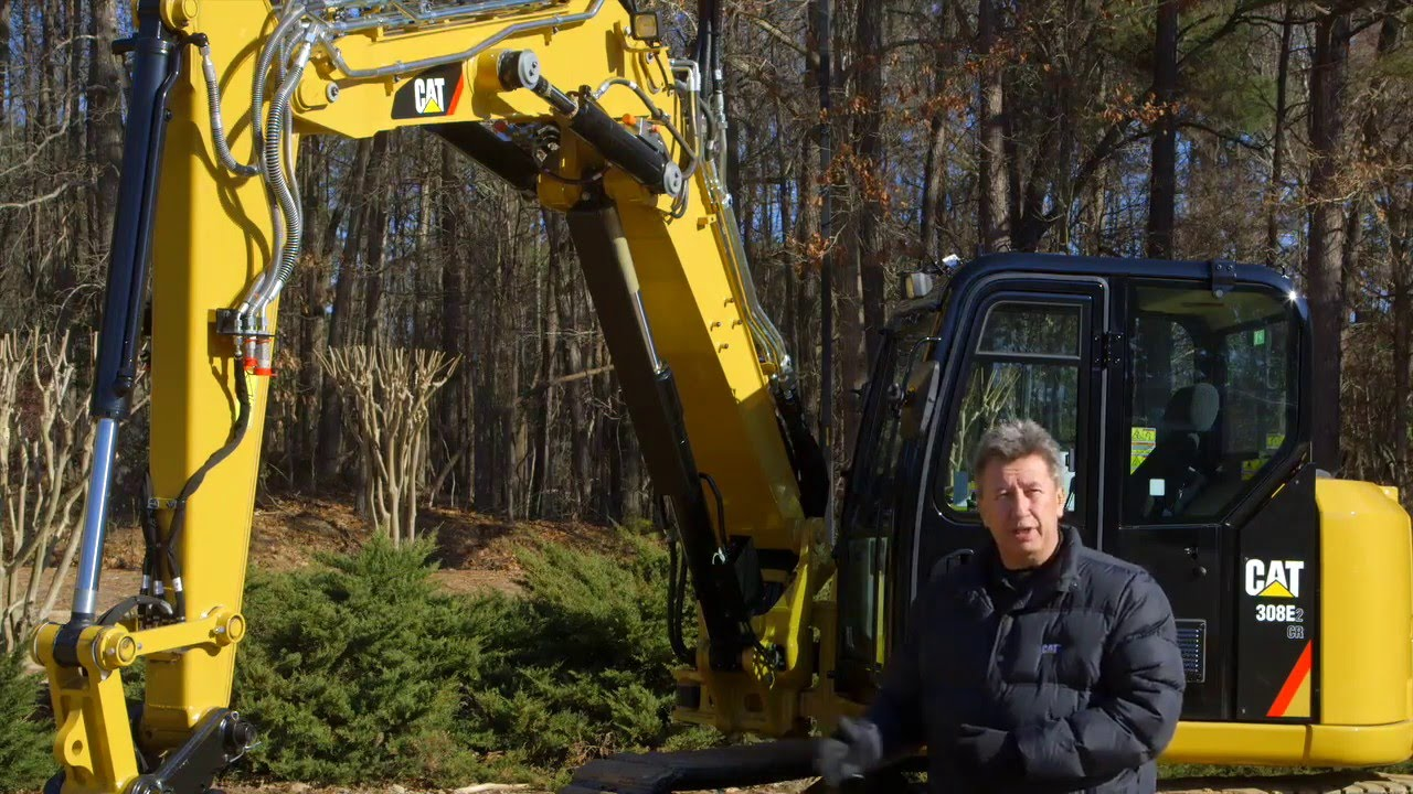 [Video] Cat 308E2 Variable Angle Boom Mini Excavator Overview
