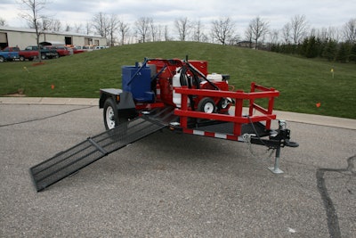 KM International will give away this crack repair trailer package at NPE 2017.