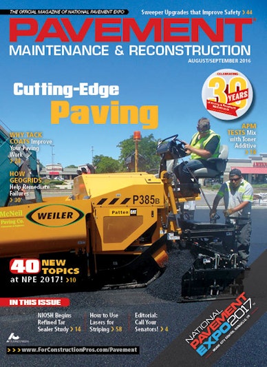 Pavement Maintenance & Reconstruction Aug/Sept 2016