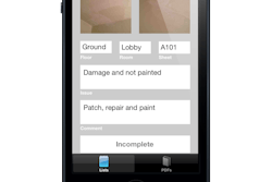 The PunchLists mobile app lets individuals create a punch list on an iPhone or iPod Touch by taking photos and notes within the app.